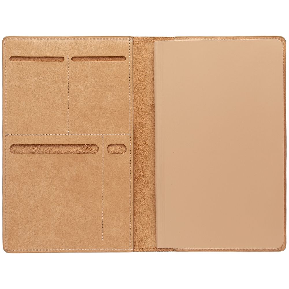 Еженедельник-портфолио Remini, недатированный, бежевый-1