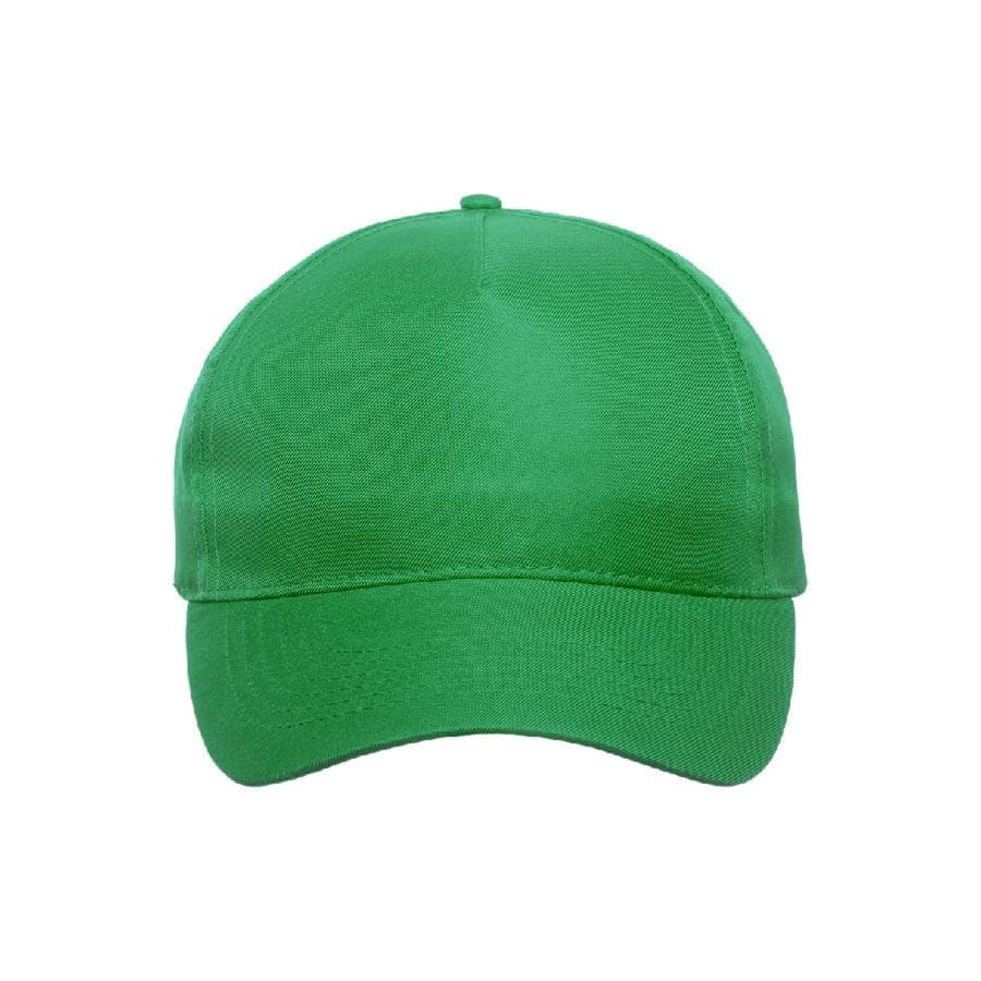 Бейсболка RECY FIVE, 5 клиньев, застежка-липучка, зеленый-5