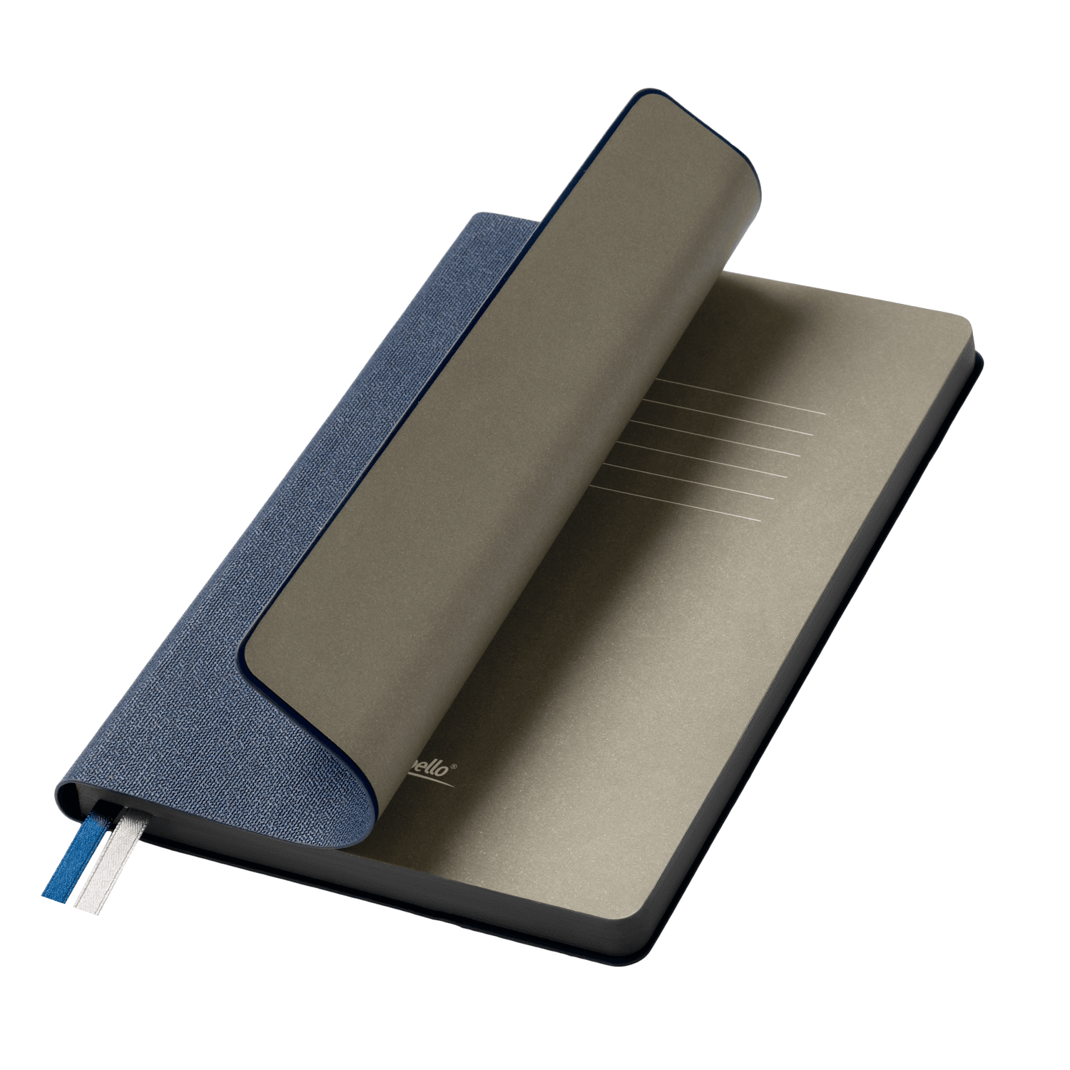 Ежедневник Tweed недатированный, синий-0