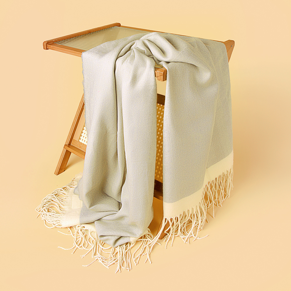 Плед акриловый WINTER, Серый-5