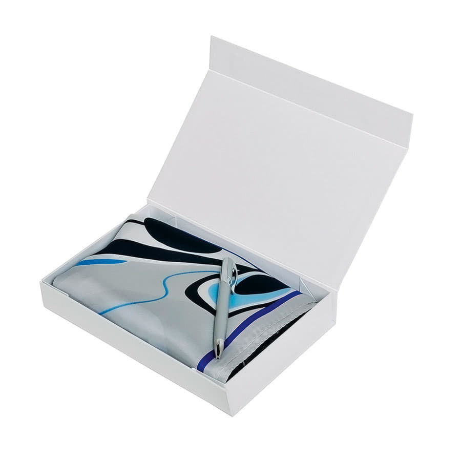 Ручка шариковая FORCE, серебристый-3