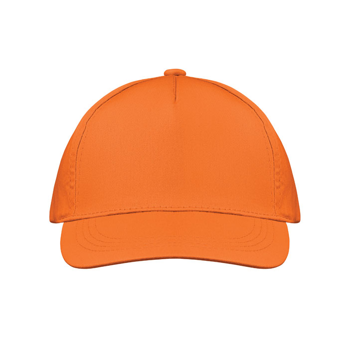 5 panel baseball cap, оранжевый-3