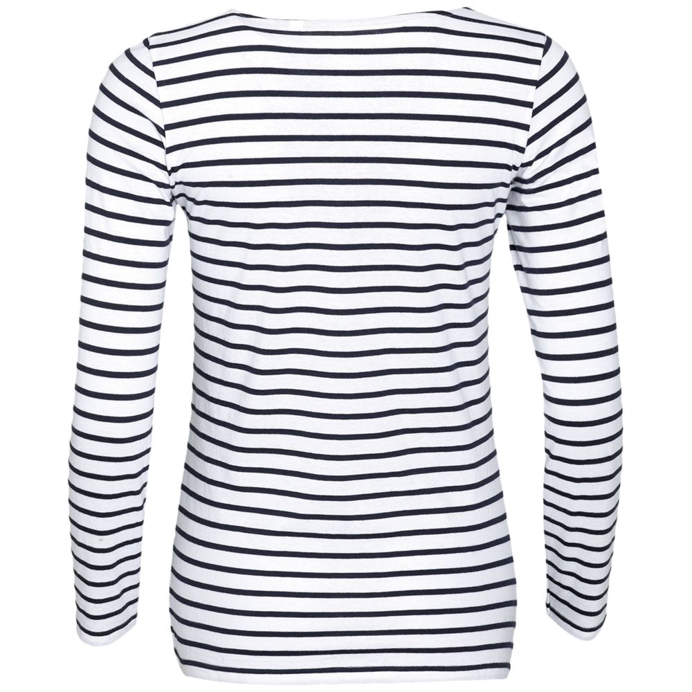 Футболка женская Marine Women, белая с темно-синим-1