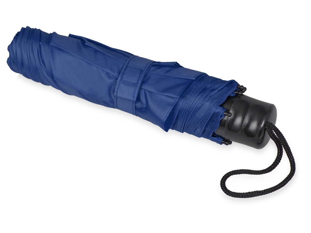 Зонт складной Columbus, механический, 3 сложения, с чехлом, кл. синий-2