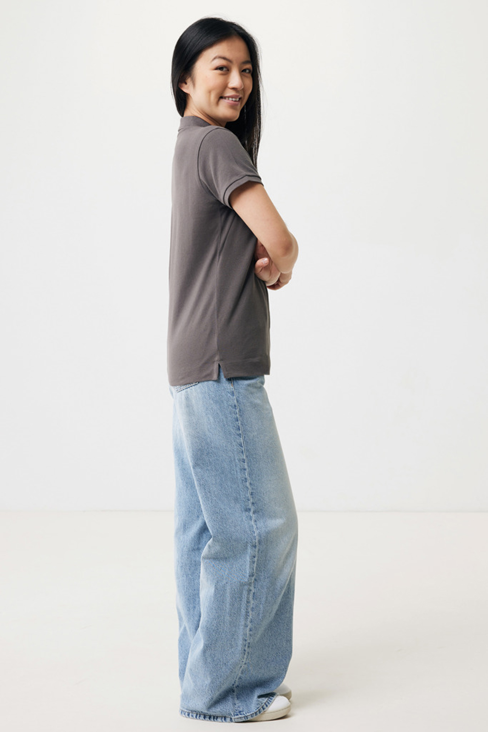 Женская рубашка поло Iqoniq Yosemite из переработанного хлопка-пике, унисекс, 220 г/м²-5