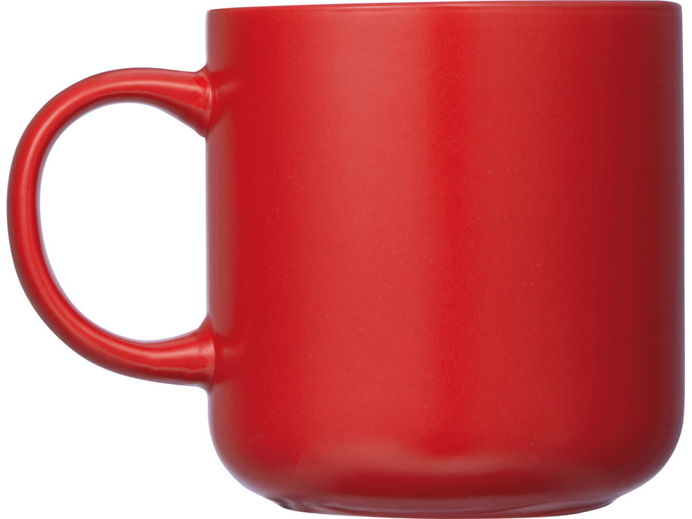 Кружка матовая Rita, 410мл, красный-2