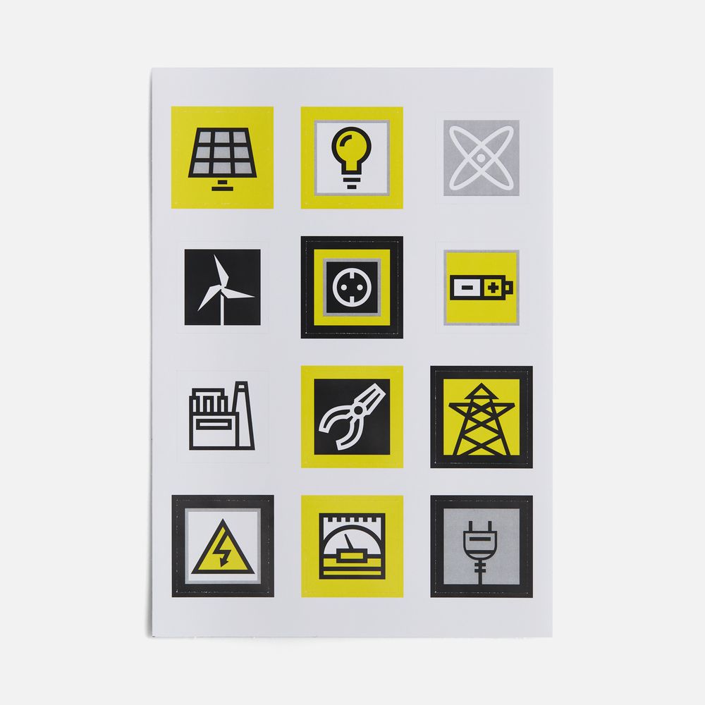 Стикерпак бумажный Industry, энергетика-1