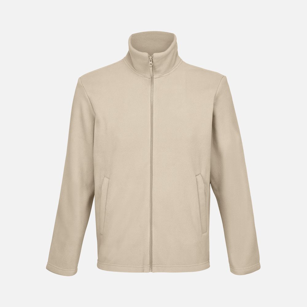 Куртка флисовая унисекс Nitro, серо-бежевая-0