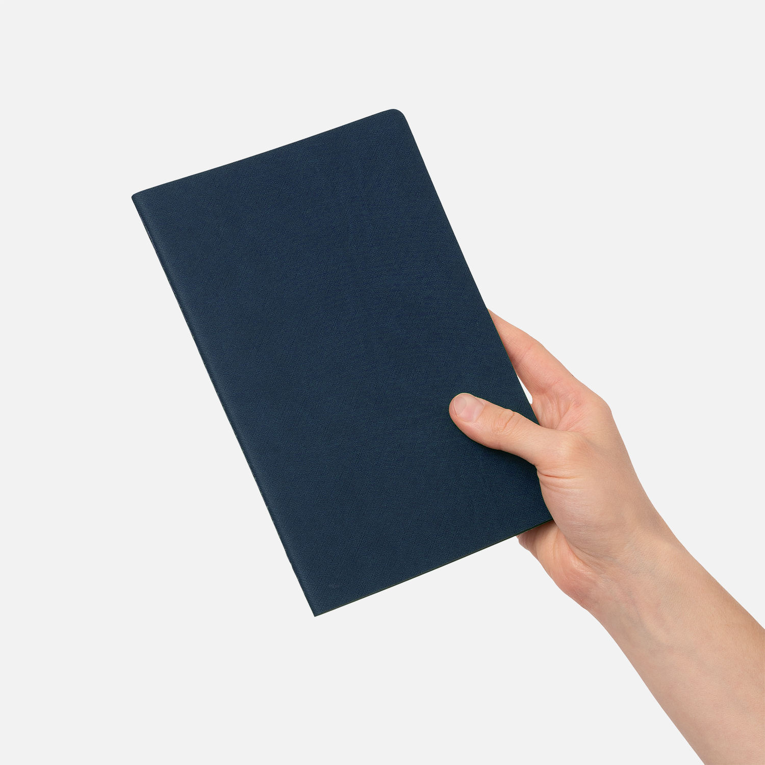 Блокнот Corsa slim, синий-7