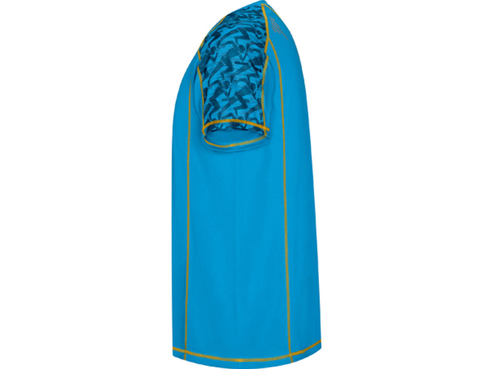 Спортивная футболка Sochi мужская, принтованый бирюзовый-2