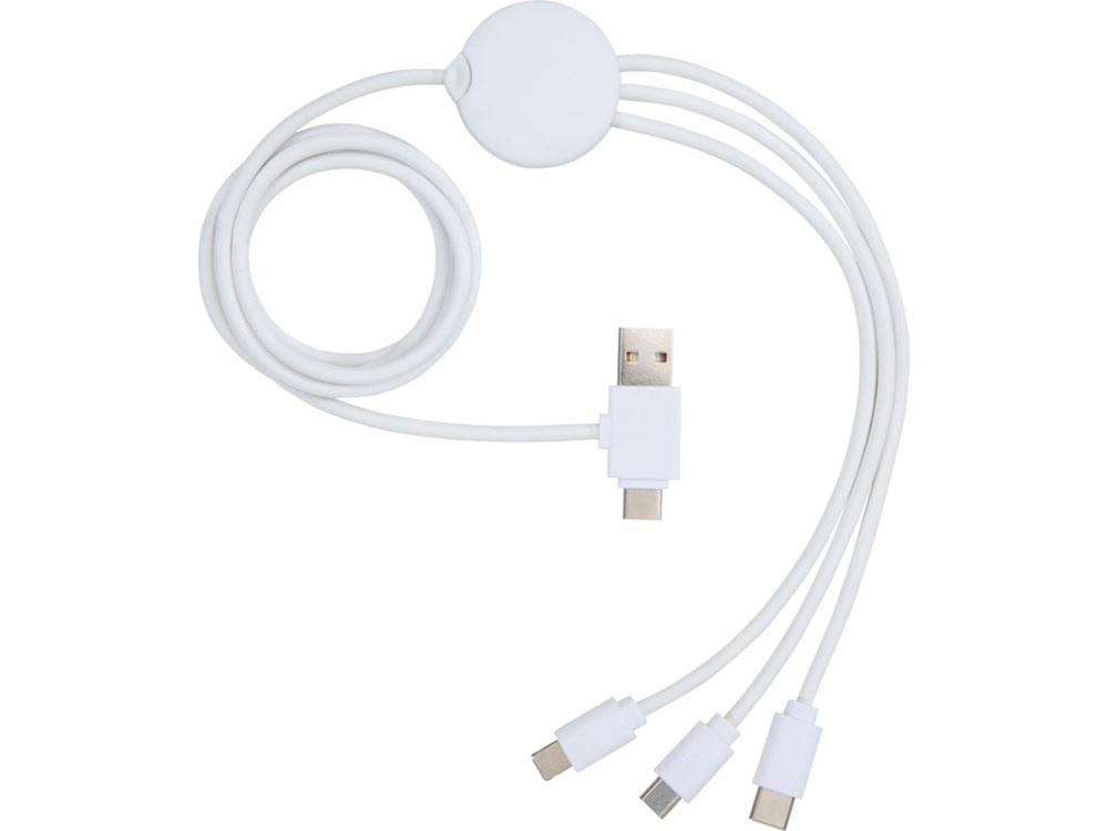 Зарядный кабель 5-в-1 с противобактериальной присадкой Pure-2