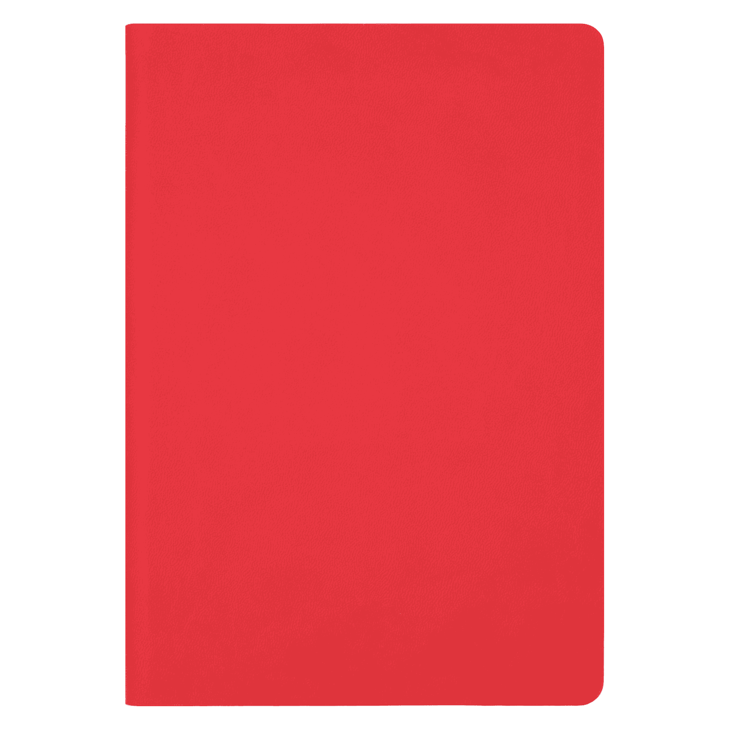 Ежедневник Латте софт-тач (Latte soft touch) недатированный, красный-2