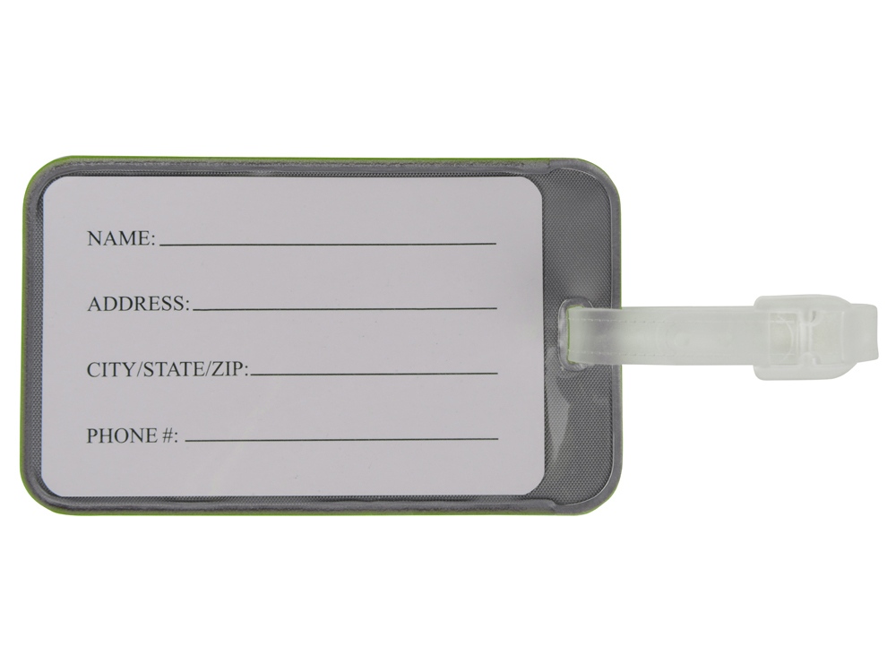 Бирка для багажа Voyage 2.0, зеленое яблоко-2