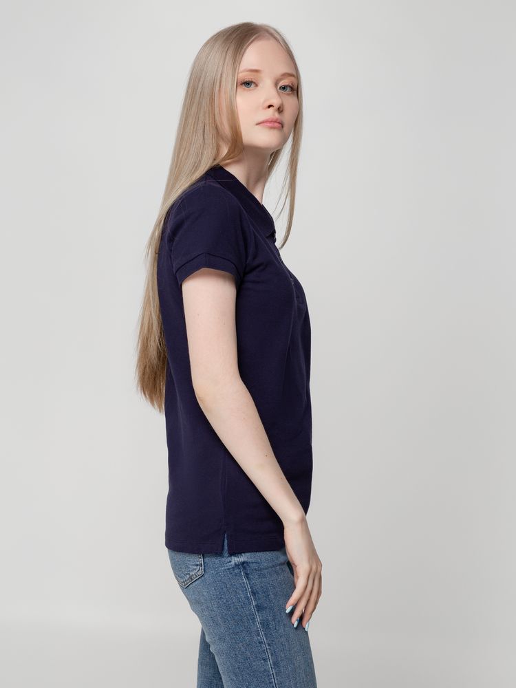 Рубашка поло женская Virma Lady, темно-синяя-3