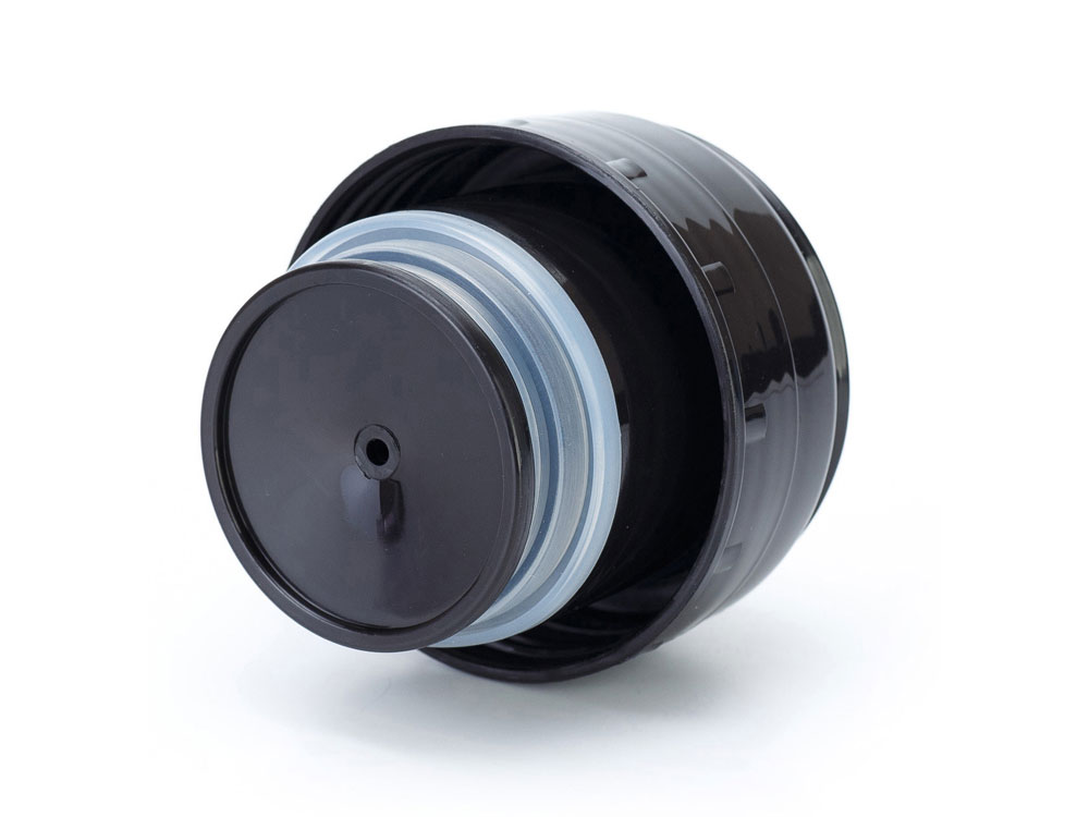 Термос Stinger с чехлом, 1 л, узкий, сталь/кожзаменитель, с чехлом, серебристый, 8,6 х 8,6 х 31,4 см-3