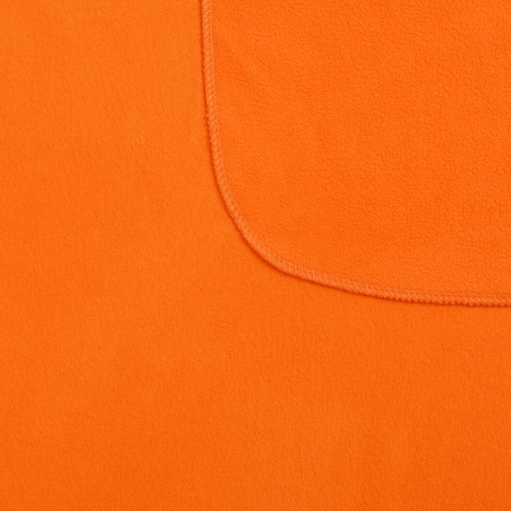Флисовый плед Warm&Peace, оранжевый-2