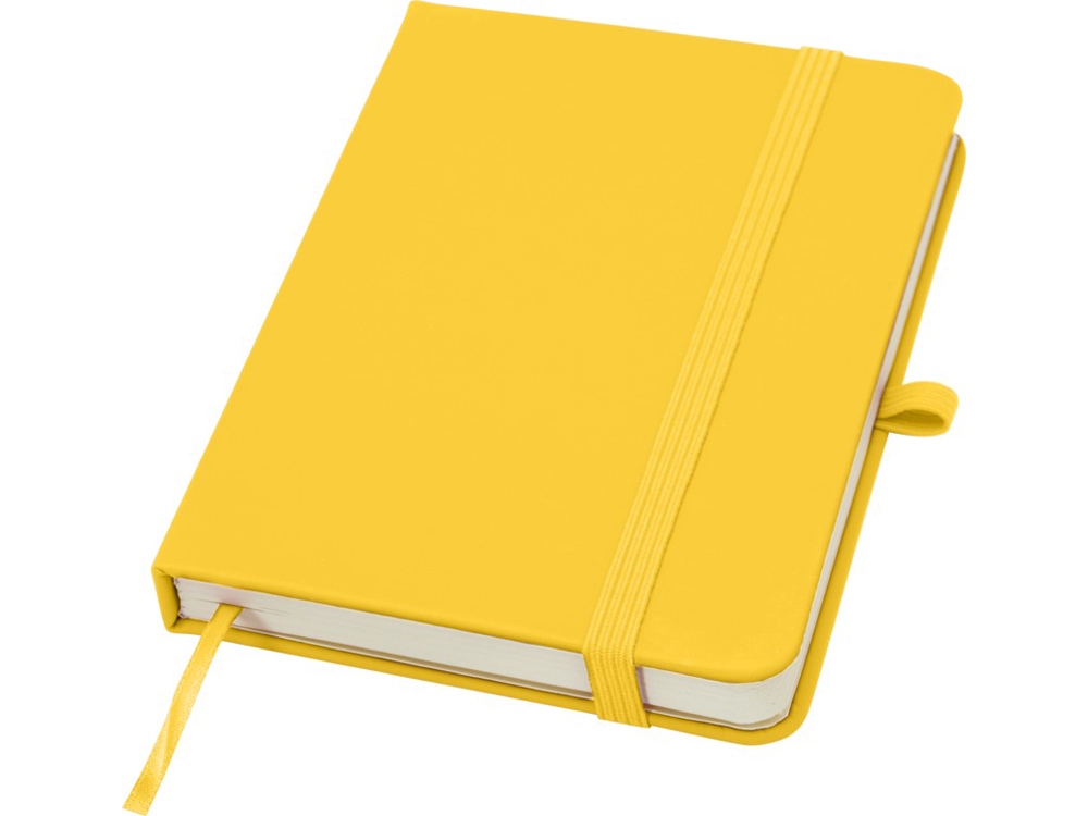 Блокнот Spectrum Plus формата A6 в твердой обложке - Желтый-0