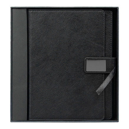 Ежедневник в суперобложке Country Alfa Mocco Business Edition B5 в подарочной коробке, Черный-4