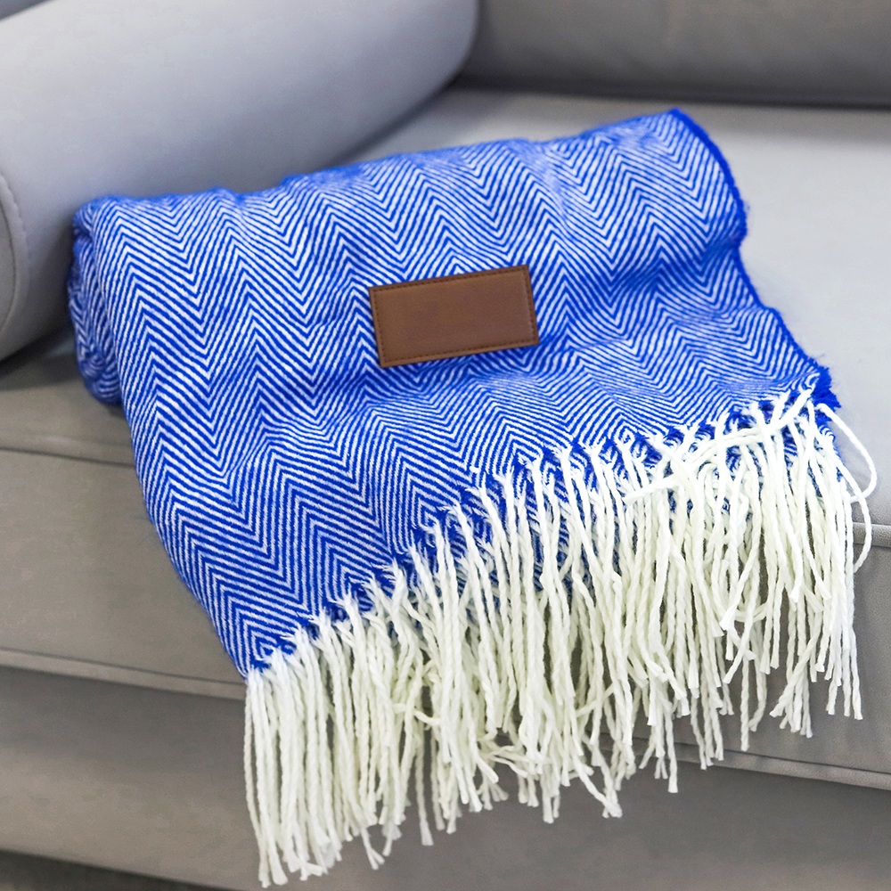 Плед акриловый Samum, Синий-3