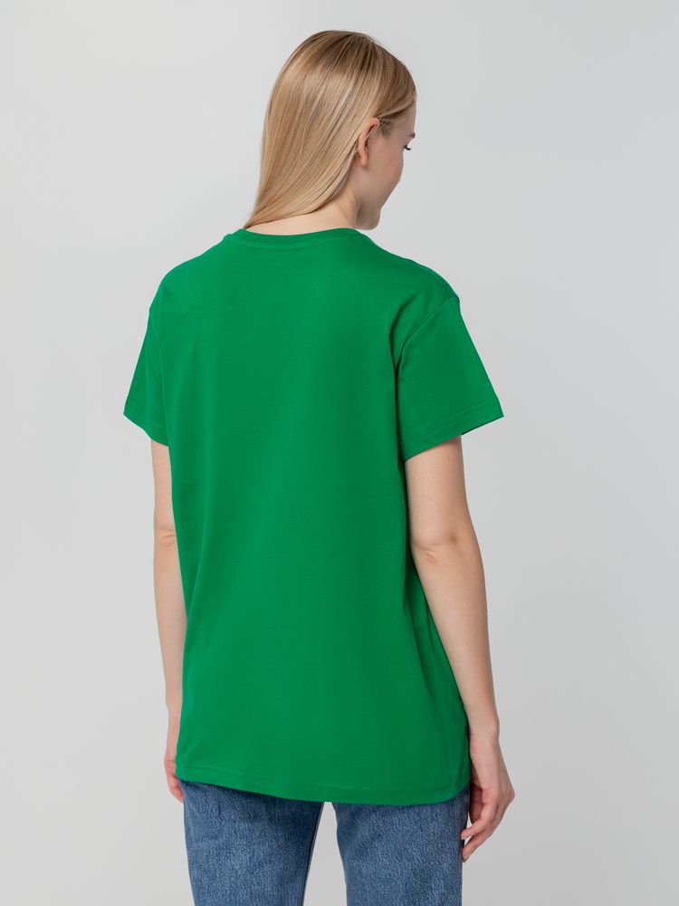 Футболка унисекс T-bolka 140, темно-зеленая-7