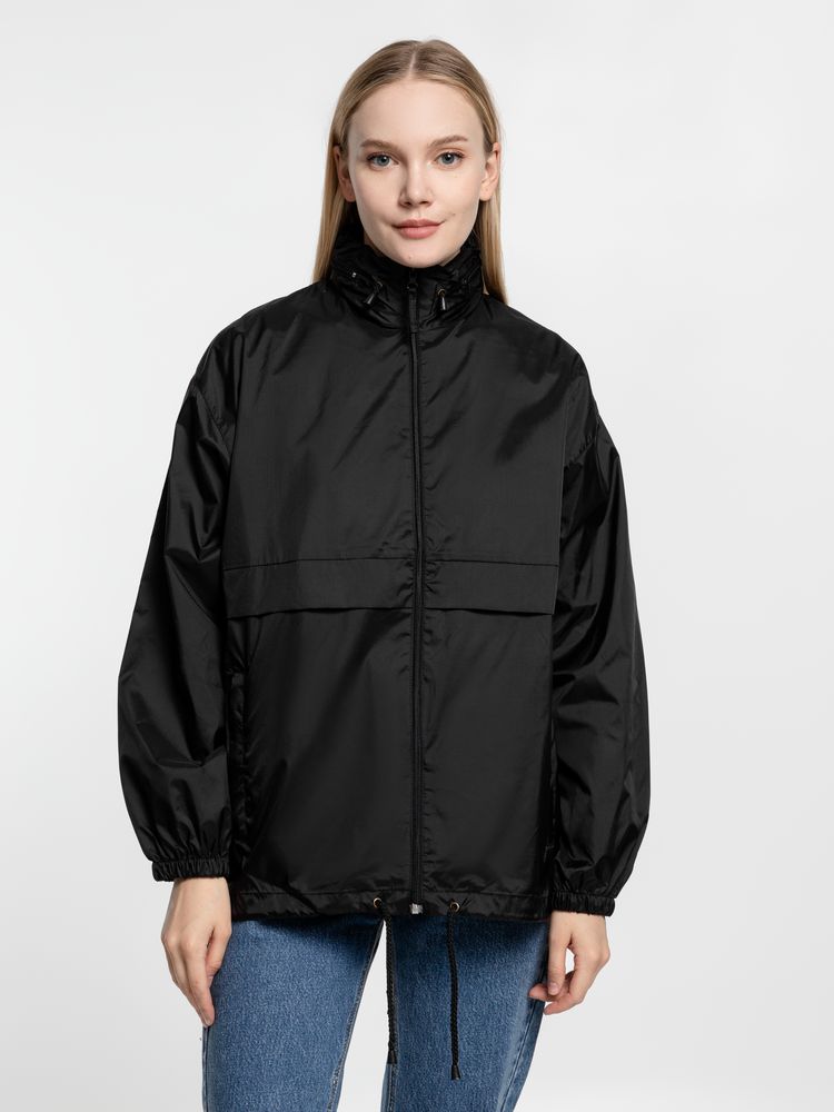 Ветровка из нейлона Surf 210, черная-6