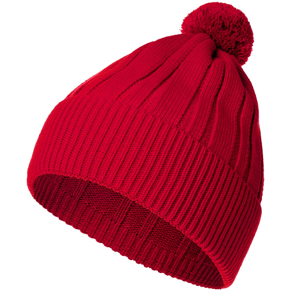 Шапка Knit Beat, красная-0