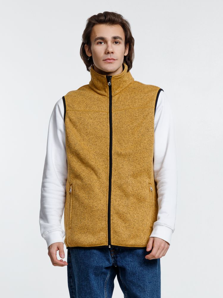 Жилет унисекс Gotland, горчичный-4