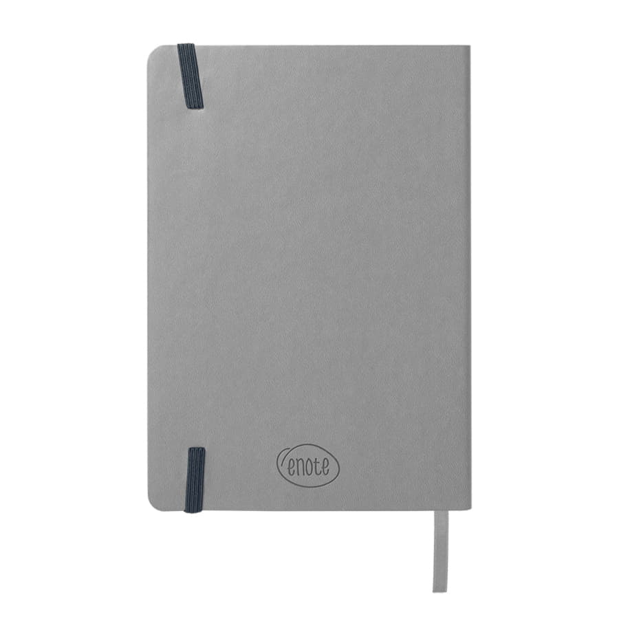 Ежедневник недатированный Shady, А5,  серый, кремовый блок в линейку, серый обрез, серый-4