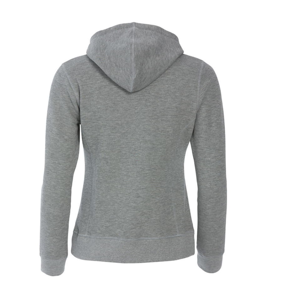 Толстовка женская CLASSIC HOODY FULL ZIP 300, серый меланж-3