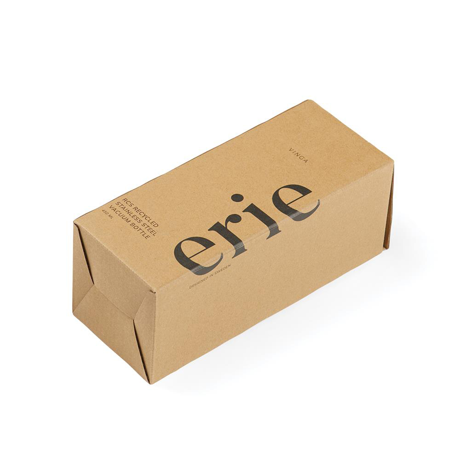 Термобутылка VINGA Erie из переработанной стали RCS, 450 мл-1