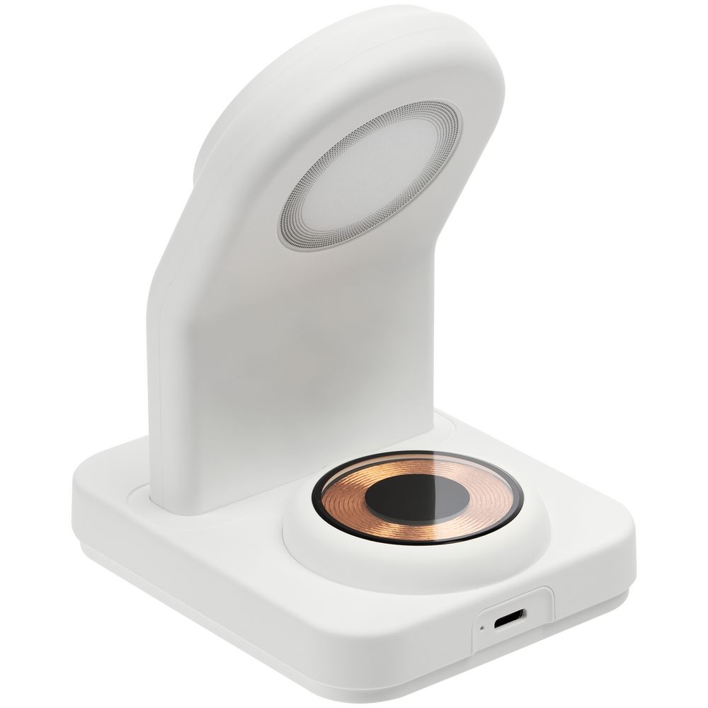 Зарядная станция с подсветкой Cooper Duo, белая-3