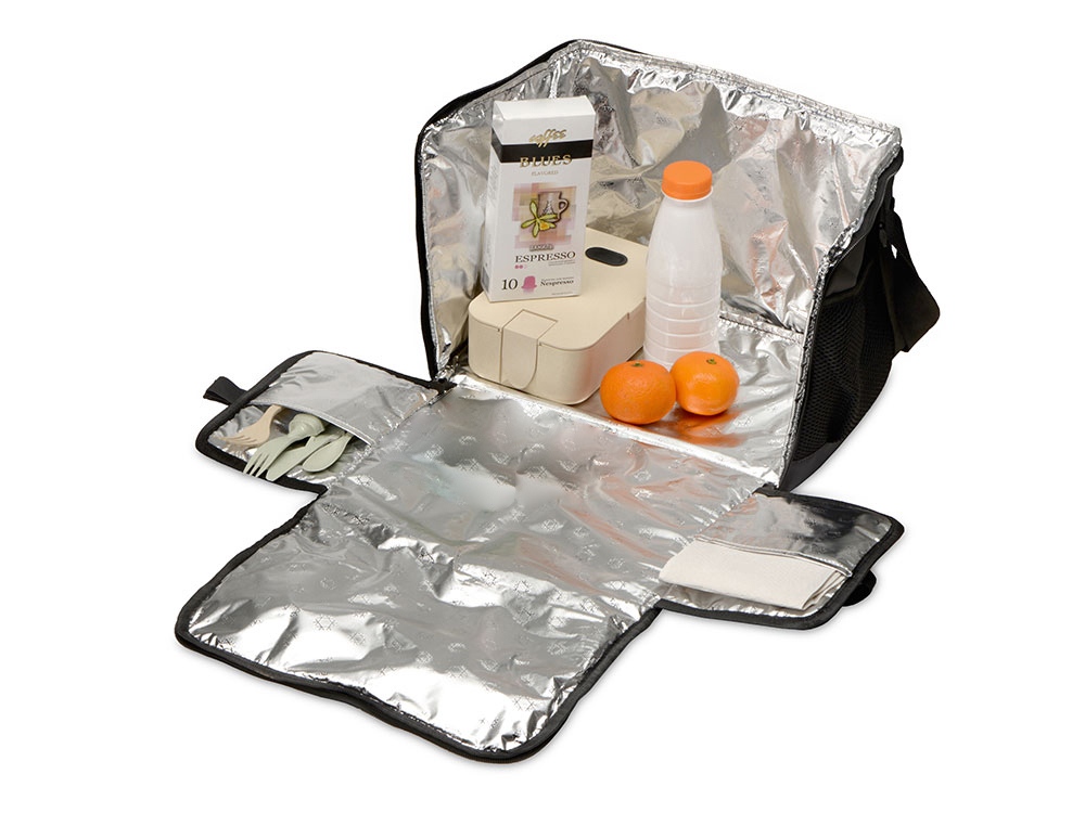 Раскладывающаяся сумка-холодильник Cool, черный-4