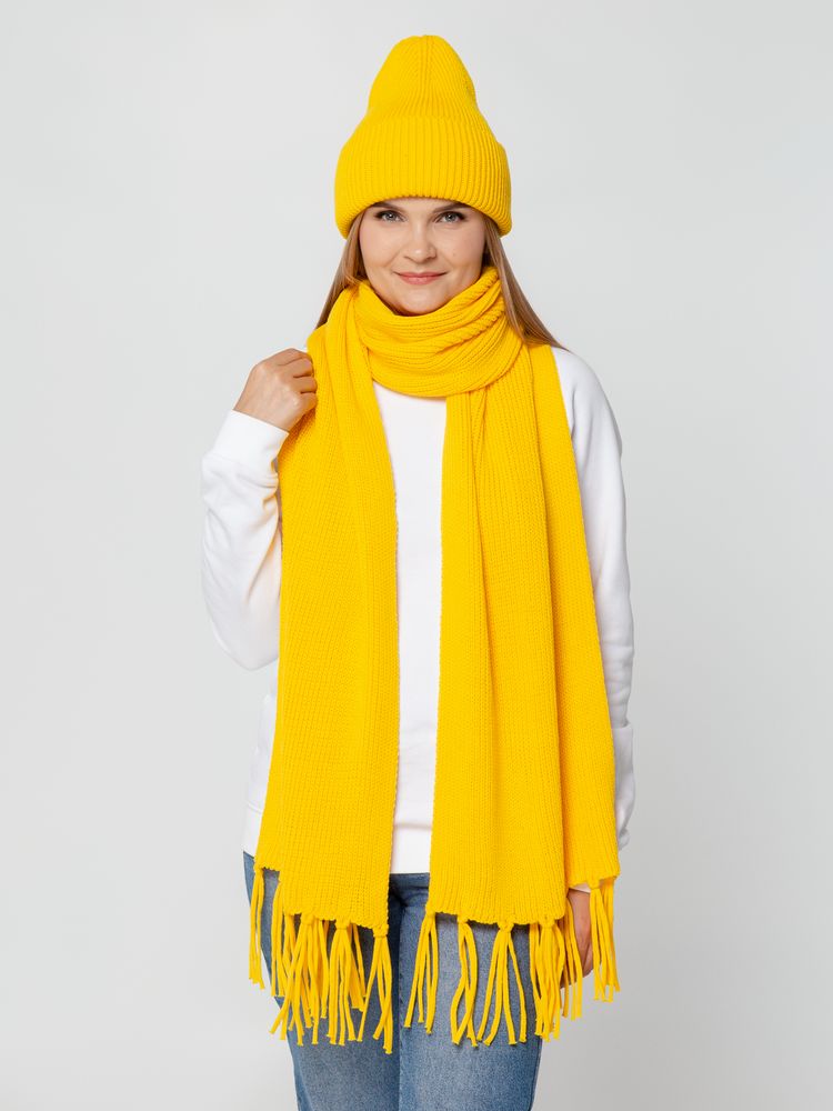 Шапка Flette, желтая-5