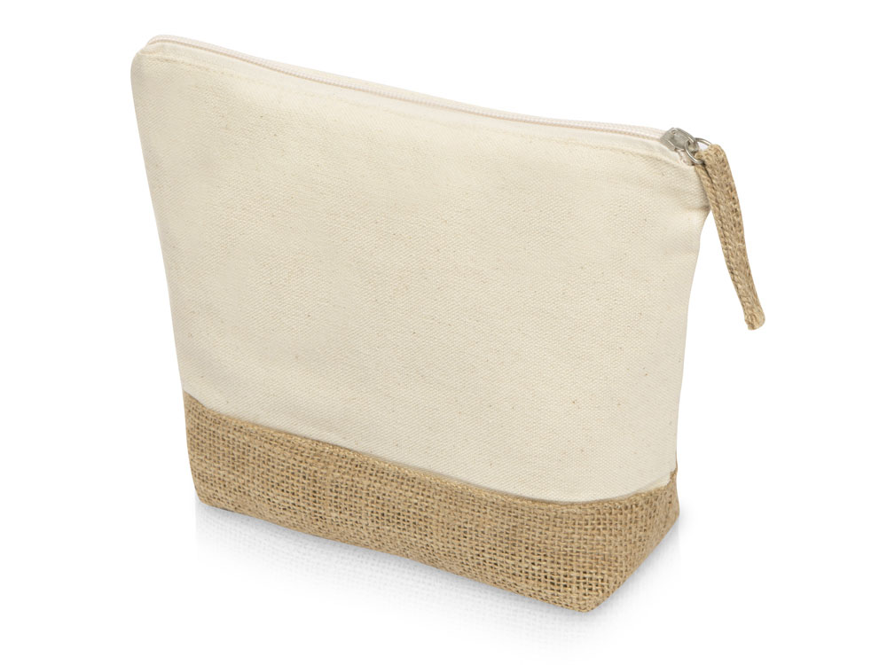 Косметичка Jute из хлопка и джута, натуральный-0