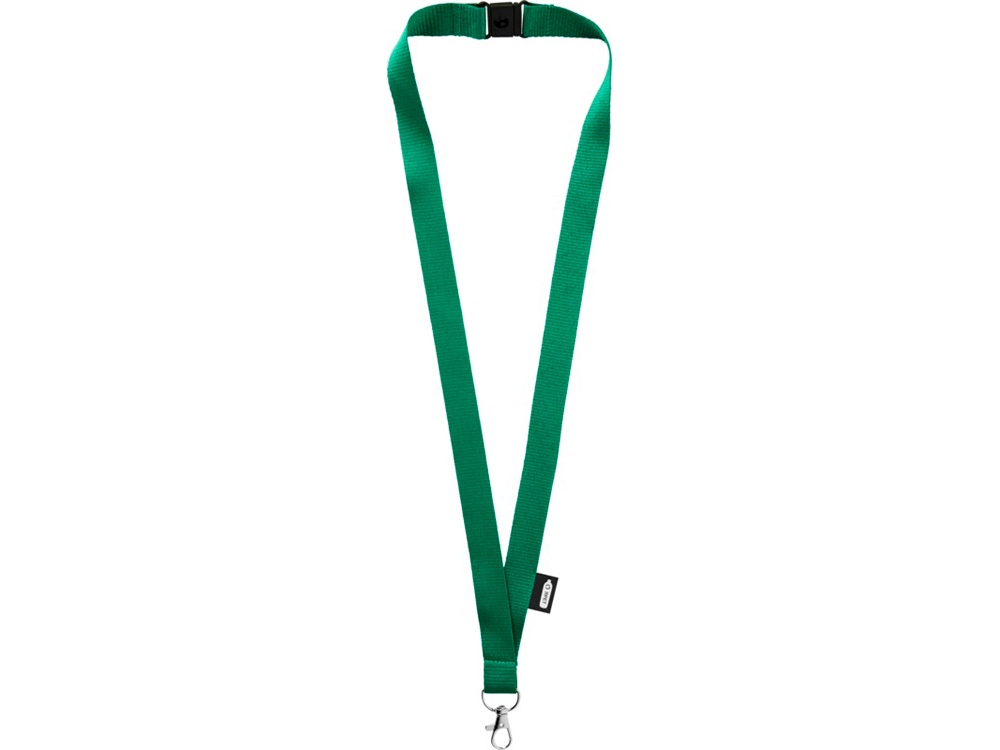 Ремешок Tom с фастексом, изготовленный из переработанного ПЭТ, зеленый-0