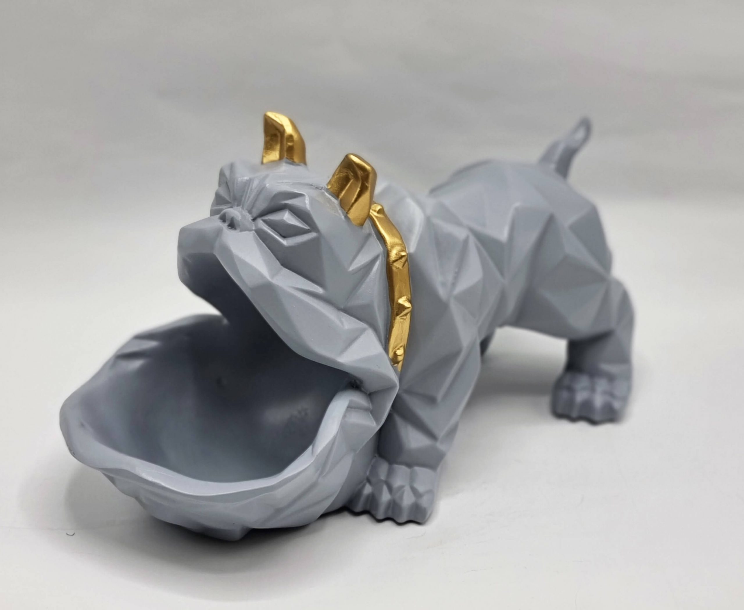 Статуэтка хранитель Бульдог, Серый-2