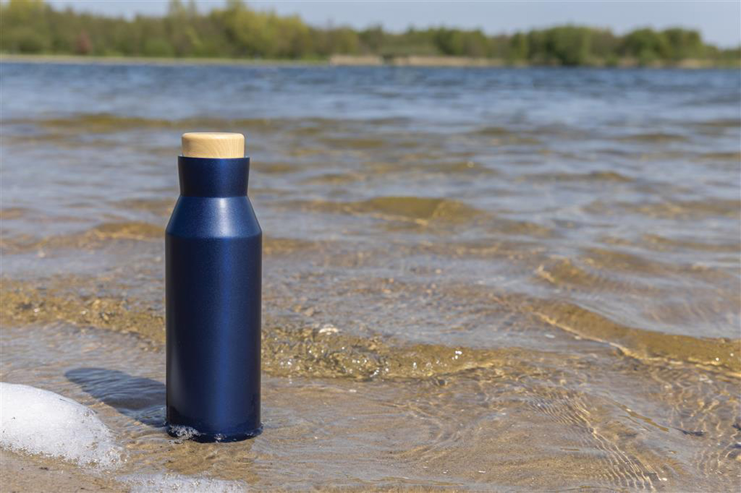 Вакуумная бутылка Gaia из переработанной нержавеющей стали RCS, 600 мл-4