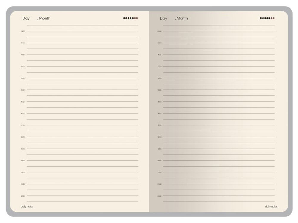 Ежедневник недатированный А5 Palermo, синий-5