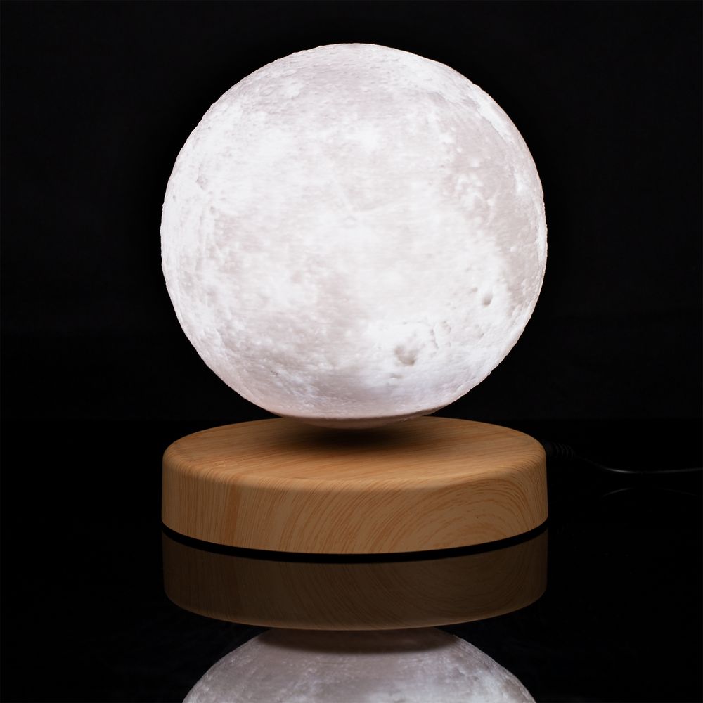 Левитирующая луна MoonFlight с пластиковой подставкой-2