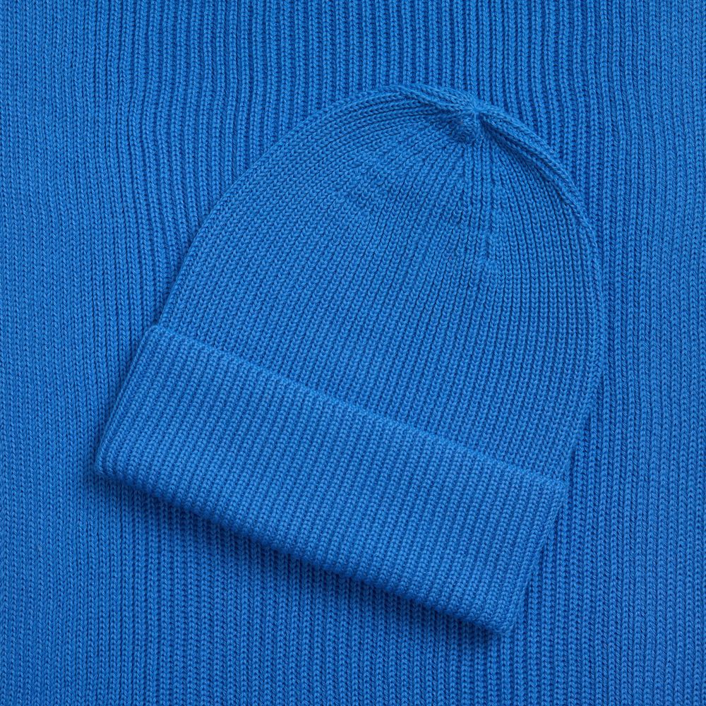 Шапка Nobilis Mono, синяя (аква)-2