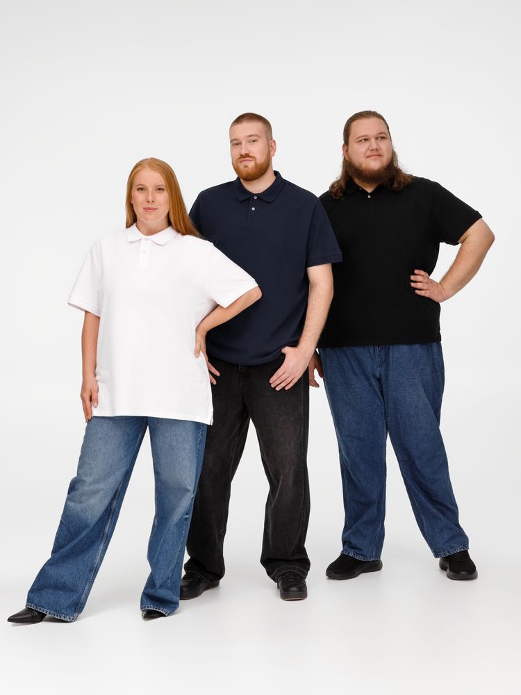 Рубашка поло унисекс Pacific, черная-9