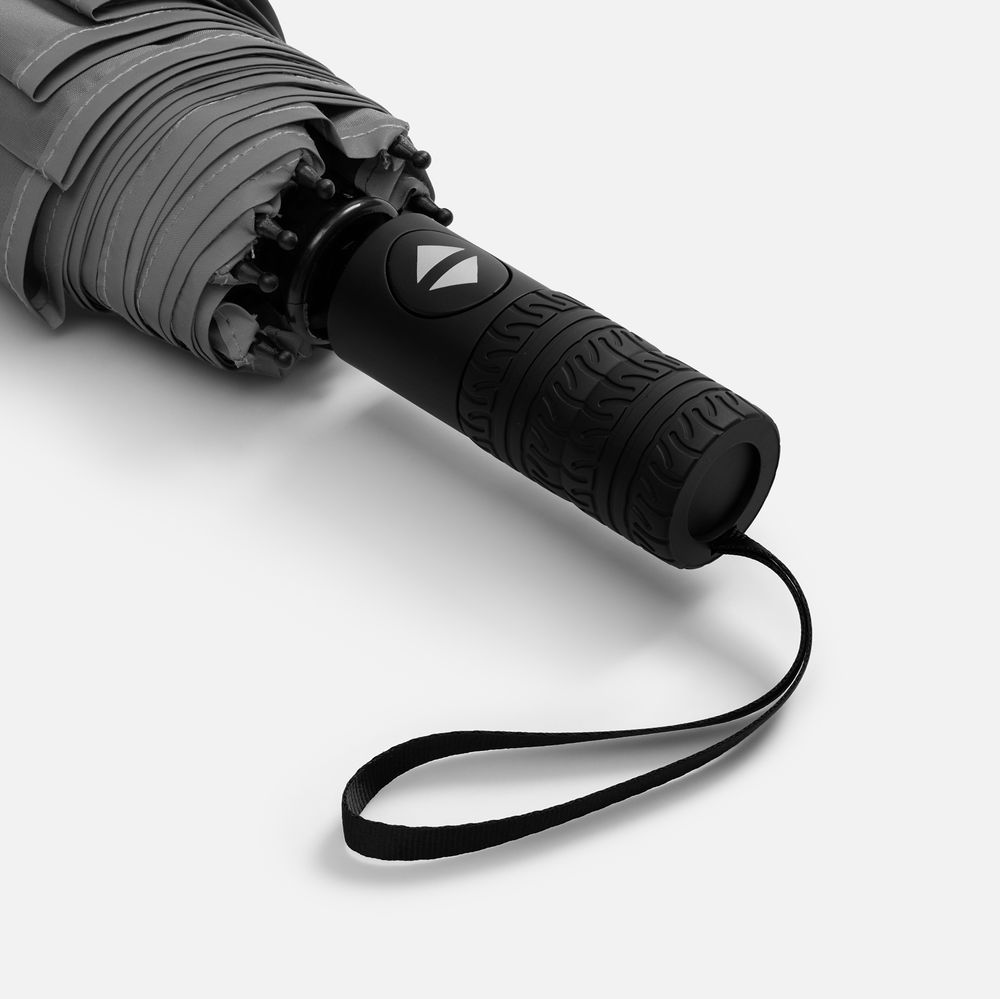 Зонт складной Tyre, серый-1