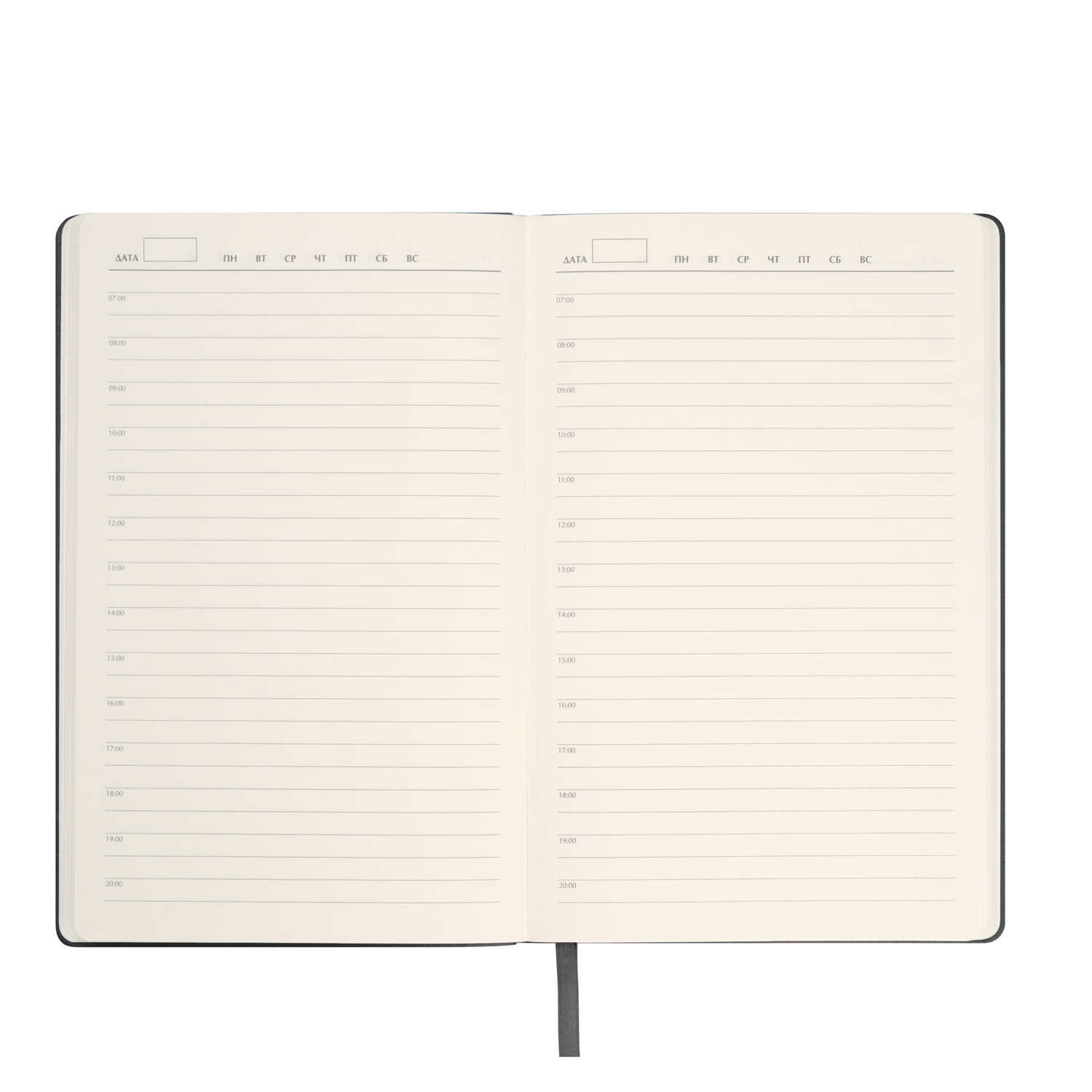 Ежедневник Стар (Star) недатированный, серый (без упаковки, без стикера)-8