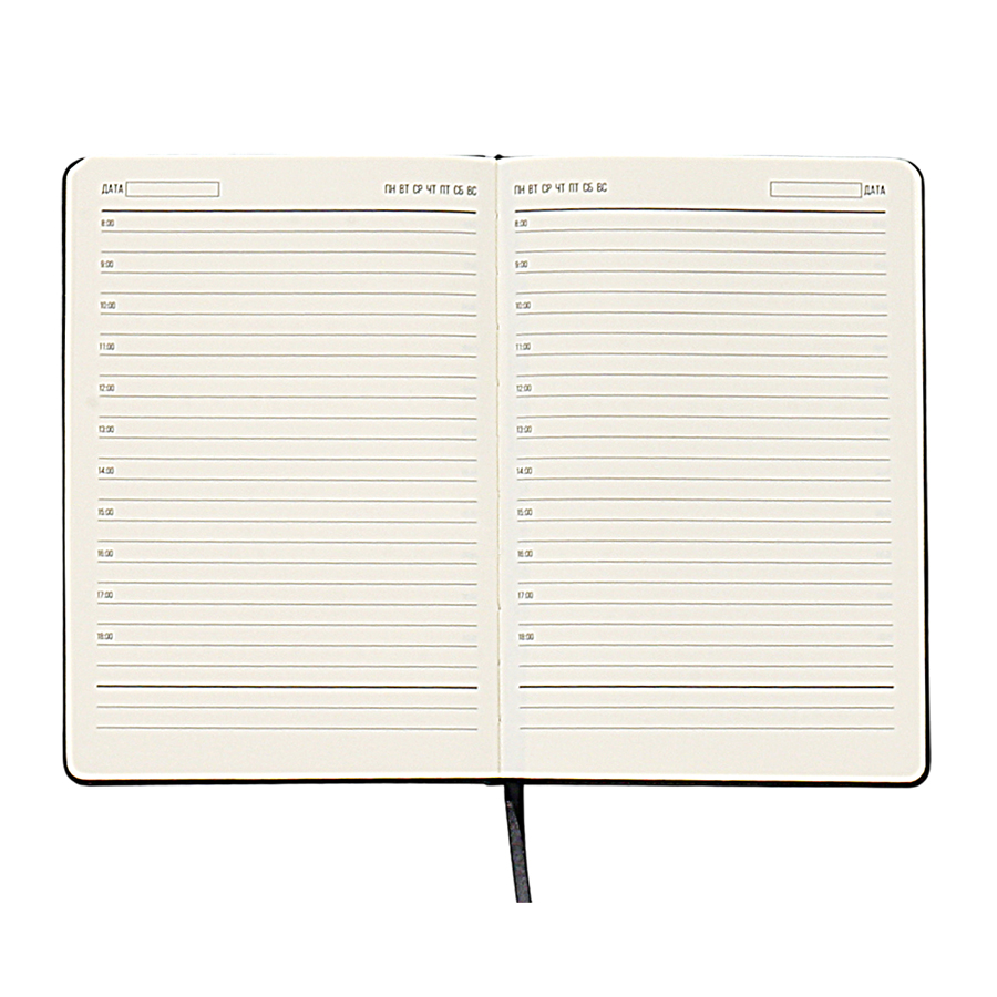 Ежедневник A5 недатированный Dear в твёрдом переплёте, чёрный-3