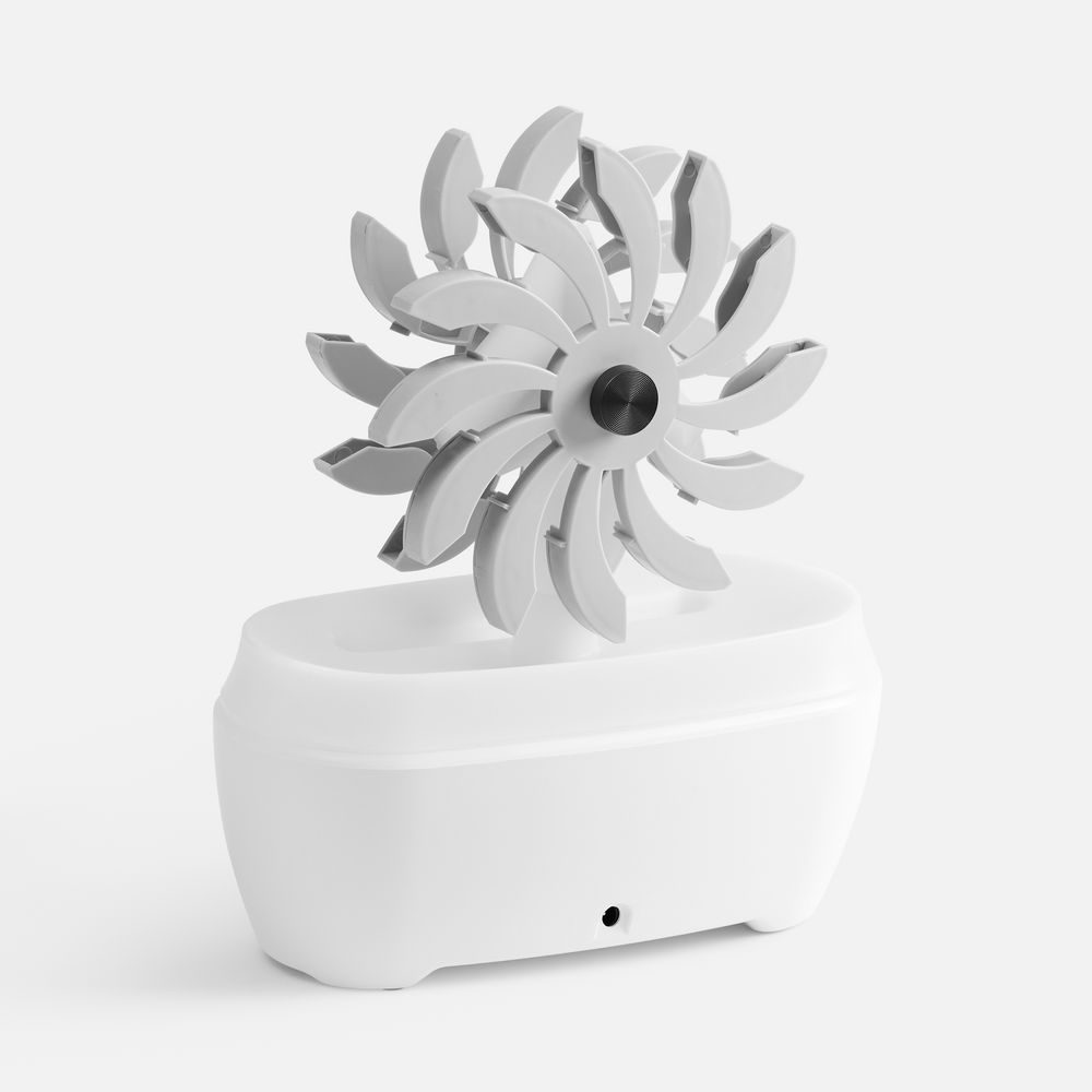 Увлажнитель-ароматизатор Steam Spin, белый с серым-1