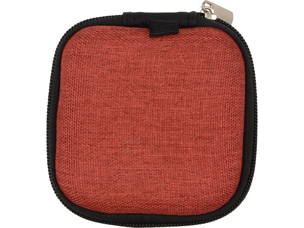 Набор с наушниками и зарядным кабелем 3-в-1 In motion, красный-7