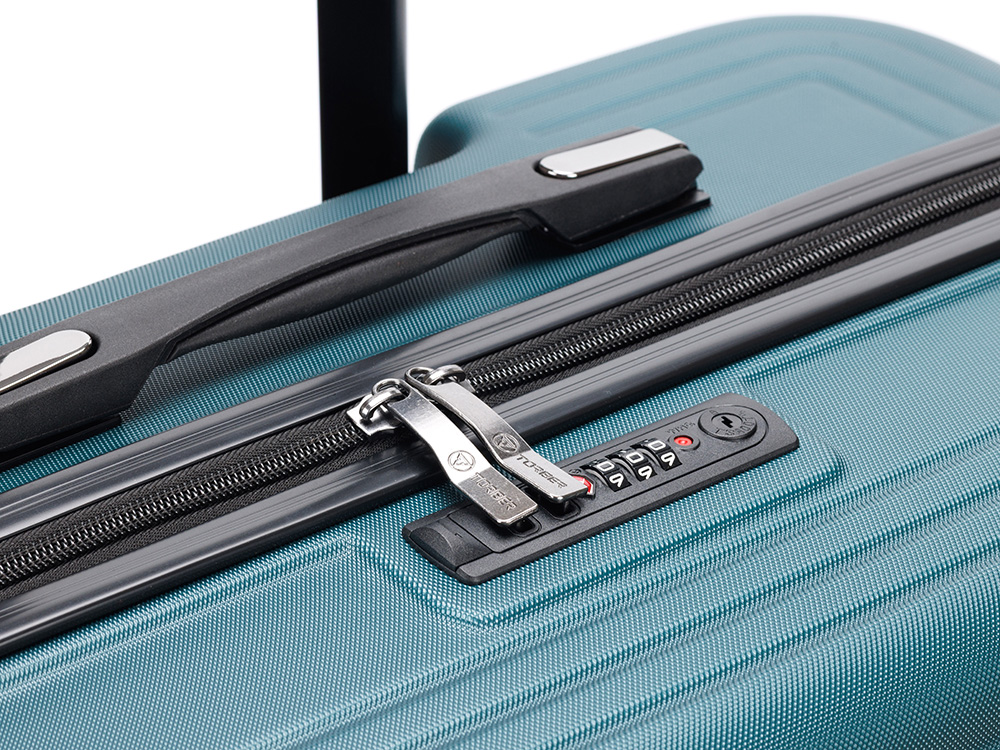 Чемодан TORBER Onego, зелёный, ABS-пластик, 79,5 х 51 х 29 см, 103 л-9