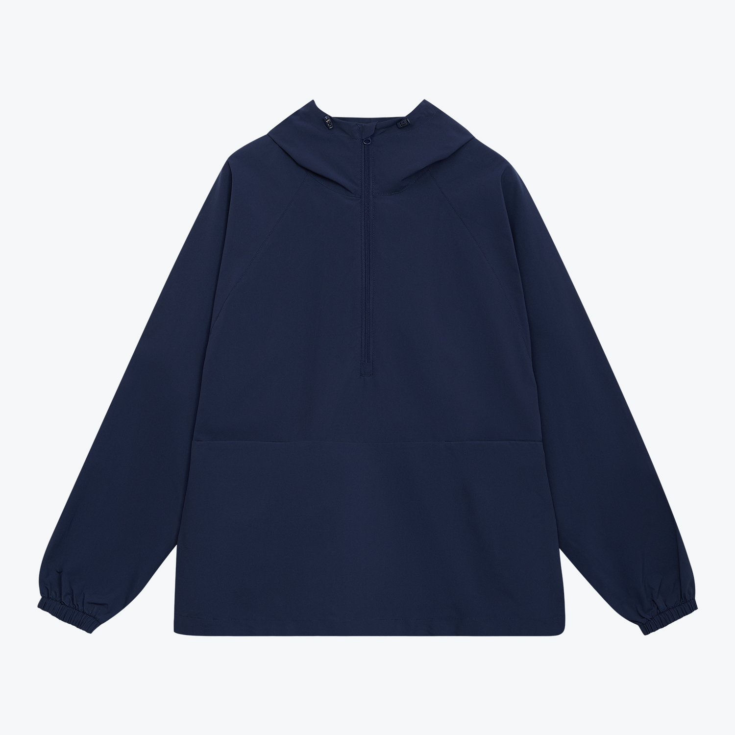 Ветровка (анорак) оверсайз унисекс RISSMAN, темно-синяя-0