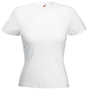Футболка женская LADY FIT CREW NECK T 200, белый-0