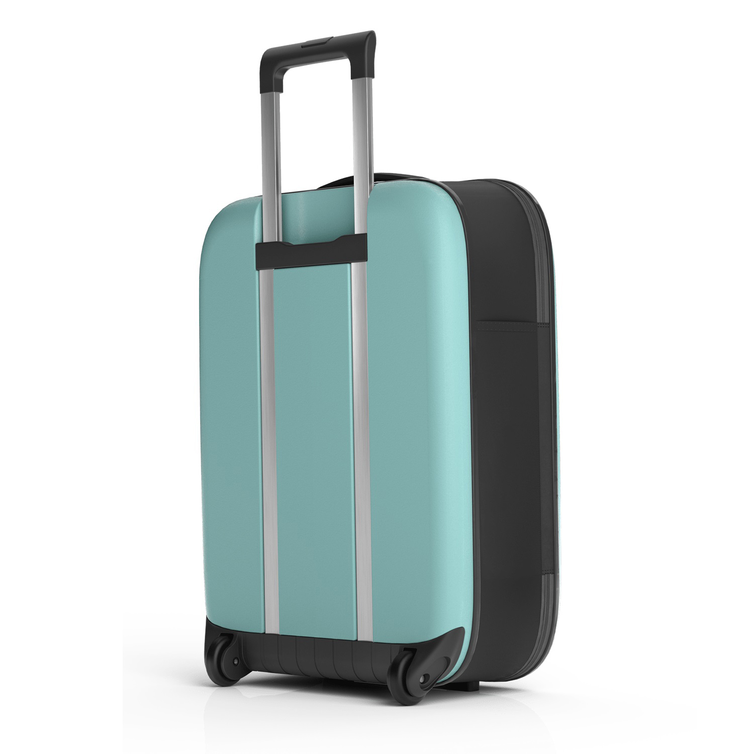 Чемодан складной Rollink Vega II 55x40x20 см, 2 колеса, бирюзовый-6